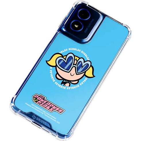 Cartoon Network Powerpuff Girls Bubbles Moto G 5G (2024) Clear Case